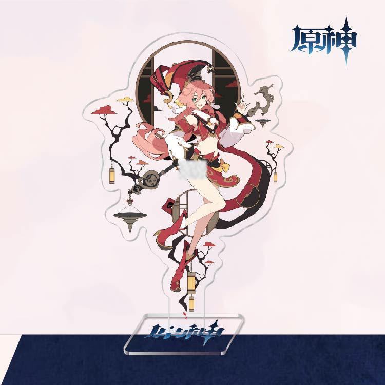 Аниме сексуальная фигурка Genshin Impact Kaedehara Kazuha Kamisato Ayaka Xiao Hutao, акриловая подставка, модель, тарелка, декор для стола, косплей