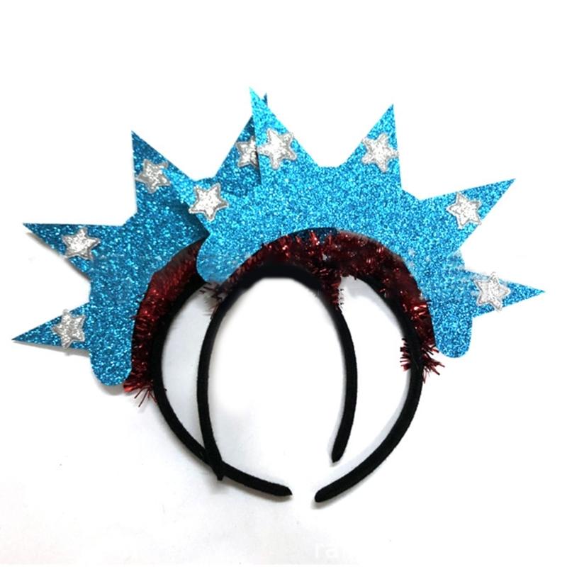 Independence Day Headband HaloCrown Statue Of Liberty Crowns Headband 4th Of July Headband Statue Of Liberty Headband