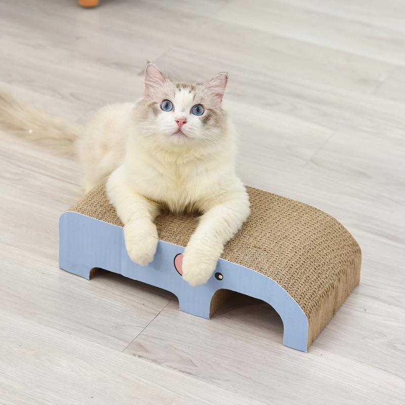 Corrugated Paper Cats Scratcher Kitten Scratcher Pad Indoor Cats Toys Durable Furniture Protection Pet Toys Pet Supplies