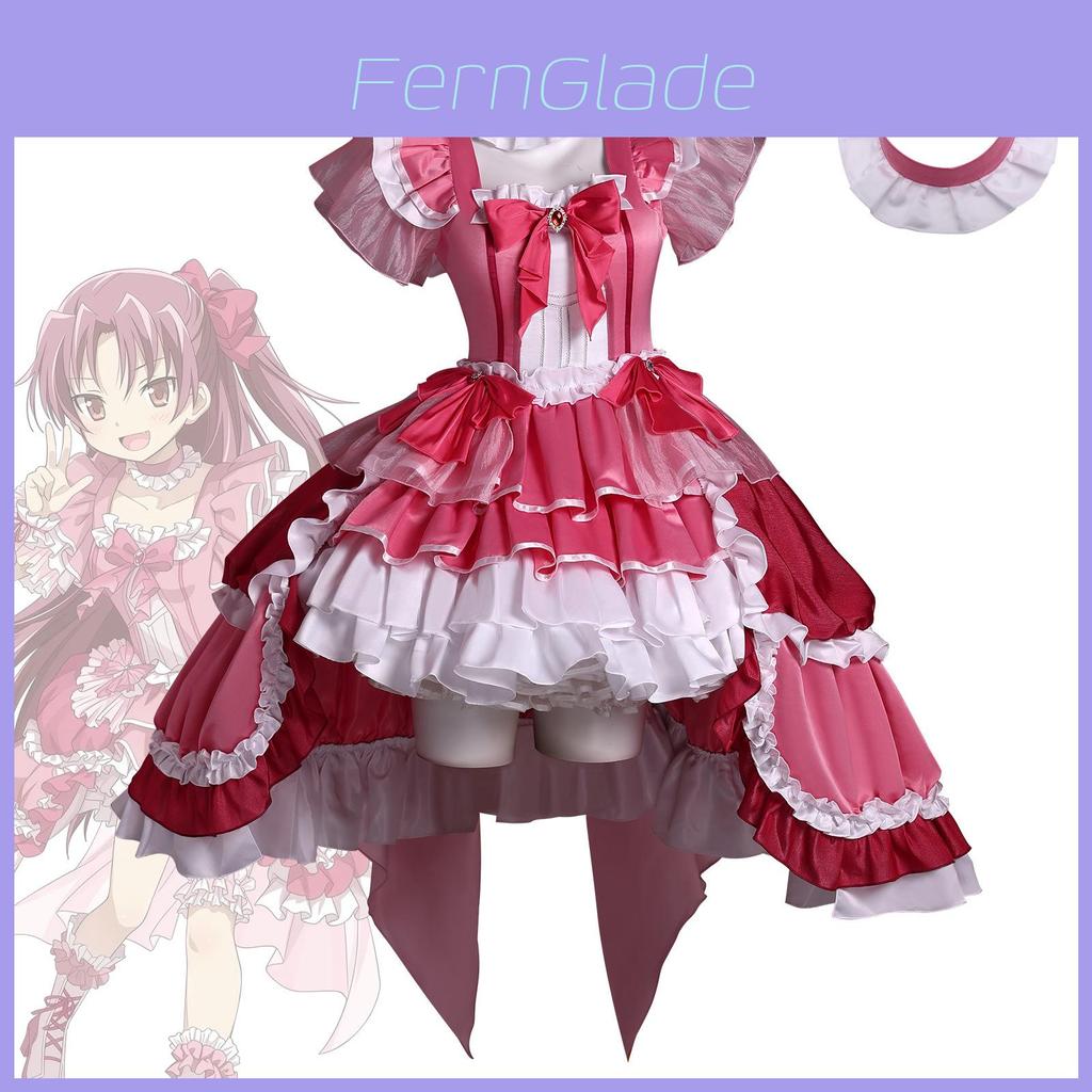 Косплей-костюм Puella Magi Madoka Magica из дышащей ткани для аниме-конвенций