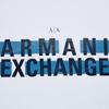 Мужская футболка Armani Exchange с двухцветным логотипом