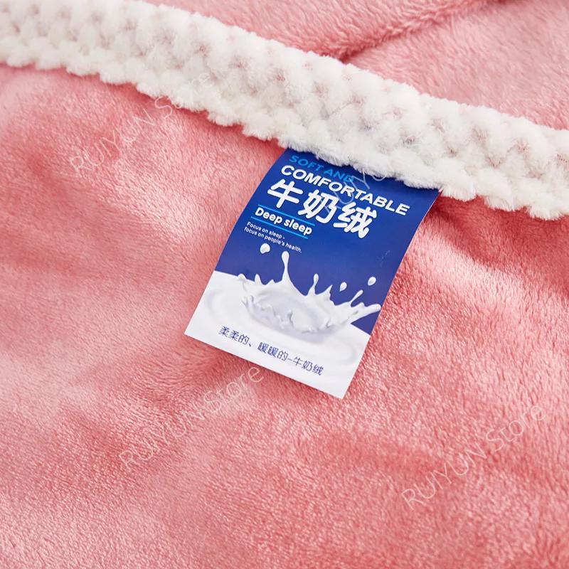 Утолщенное теплое зимнее одеяло, удобное спальное одеяло для односпальной двуспальной кровати, офисного сна, автомобильного дорожного одеяла, покрывало