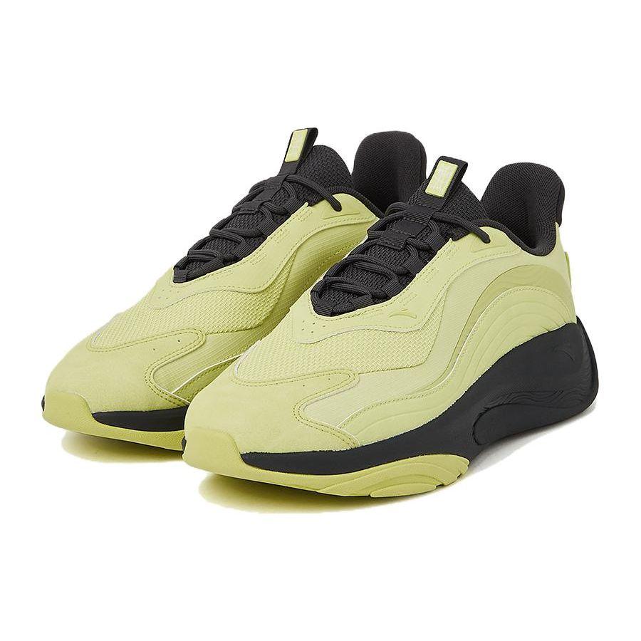 Anta Амортизирующие износостойкие кроссовки Rebound Low Top Sports Casual Shoes Men Sneakers Green Charcoal-Gray 112318840-4