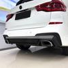 Для BMW X3 G01 M Sport 2018-2026 X3M Стиль Высококачественный ABS Автомобильный Задний Бампер Губа Спойлер Глянцевый Черный Карбоновое Волокно Вид Обвес