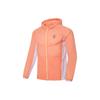 Li Ning Logo Letter Print Color Block Легкая солнцезащитная куртка Унисекс куртки Флуоресцентно-оранжевый AFDT159-3