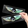 Colorful Reflective Laser Car Refit Personalized Wing Sticker For Lexus IS250 IS200 CT200h GS300 LS430 RX450h LX570 IS300