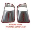 New Car ABS Chrome Accessories Plated Front Fog Lamp Cover Trim Paste Style For ISUZU DMAX D-MAX 2012 2013 2014 2015