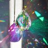 1PCs K9 Crystal Prism AB Clear Faceted Large Oval Chandelier Crystal Hanging Ornaments DIY Suncatcher Pendants Rainbow Maker