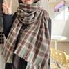 Winter New Scarf Women's 2025 Hot-selling Plaid Imitation Cashmere Plaid Scarf Women's Scarf To Keep Warm