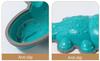 sensory path river stones Crocodile - turquoise