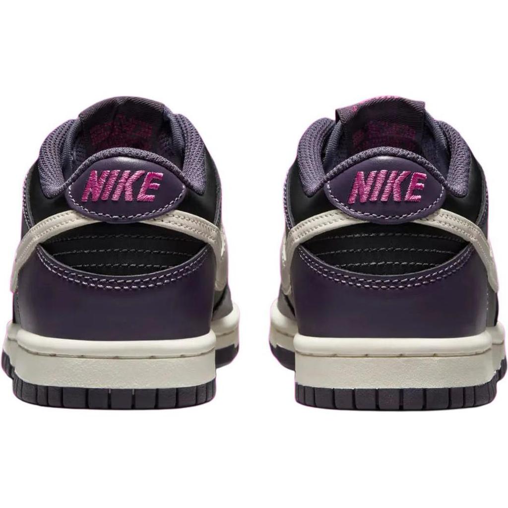 Nike Dunk Low GS Темный изюм Черный Бледно-слоновая кость Парус FB9109-003