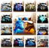 3D Wolf Series Home Bedding Set Animal Print Quilt Cover and Pillow Case 2/3 Pieces DE200 * 200 Men's Room Full Size Home Decoration