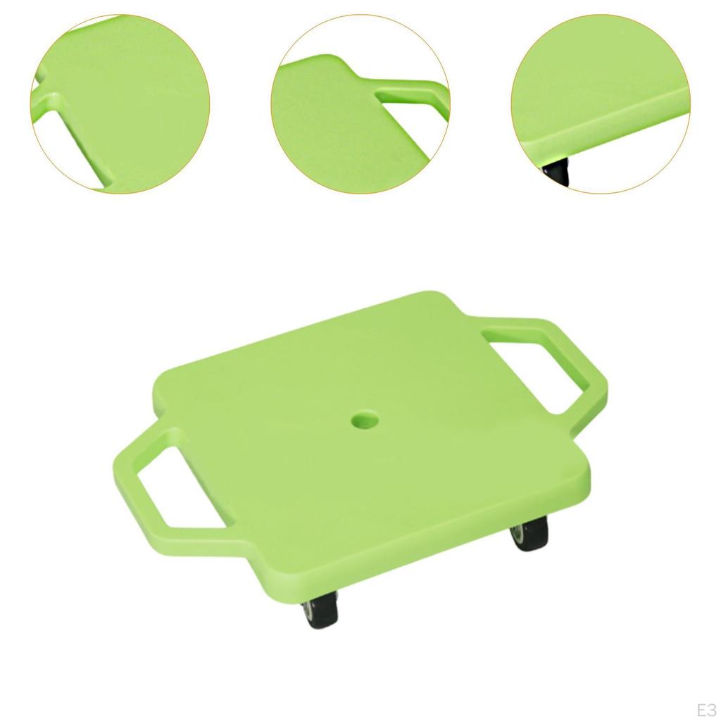 Напольная роликовая доска с ручками, ролики 11,2 дюйма, многоцелевой самокат для дома