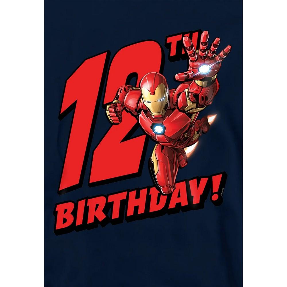 Marvel Childrens/Kids Iron Man 12th Birthday Hoodie