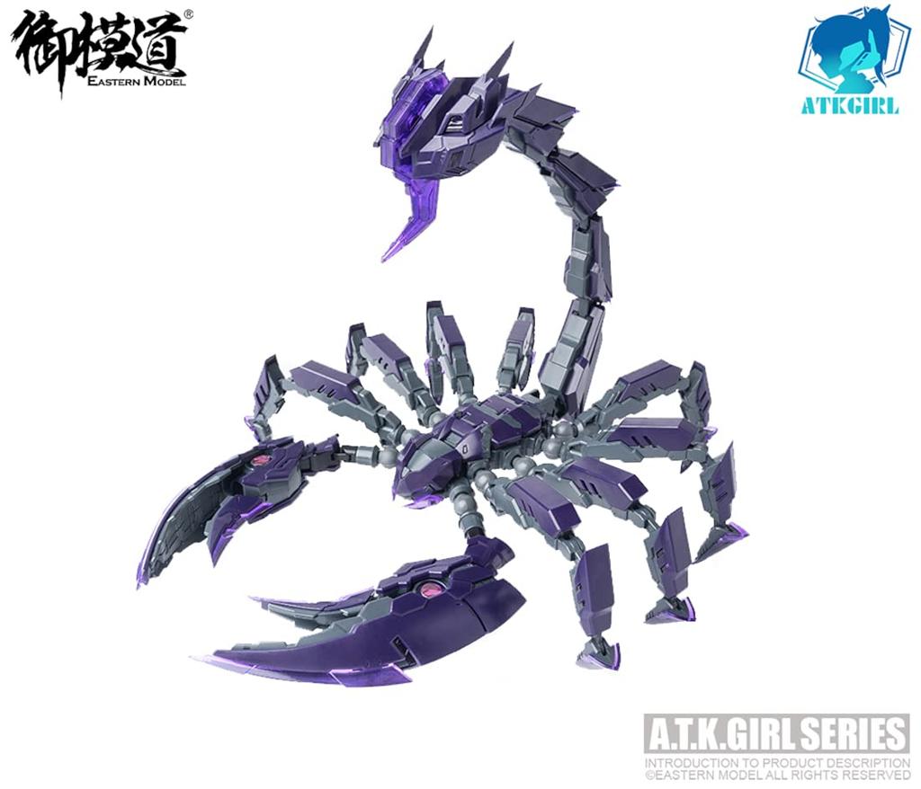 Doyusha Eastern Model ATK Girl SERQET 1/12 Scale Pre-Colored Plastic Model Kit, Approximately 14cm Tall