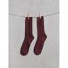 Monfoot Men S Ribbed Long Neck SockS Wine