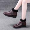 New Winter Women Boots Thick Plush Woman's Ankle Boots Zipper Comfortable Outdoor Snow Boots Fashion Cotton Shoes