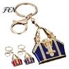 Bag Decorative Pendant Mini Handbag Keychain with Rhinestone, Zinc Alloy for Purse Charm Keys Handbags Backpacks, Lightweight Accessory Women Sparkly