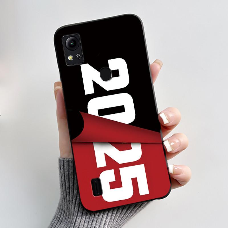 For Cricket Icon 5 Case AT&T Motivate 4 (SL112A/SL112C) Back Cover Luxury Cute Love Rabbit Funny Black Soft Silicone Phone Case