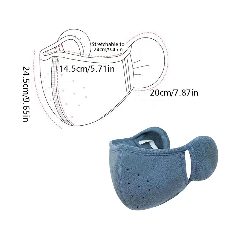 Зимняя маска для тепла, зимняя одежда, снаряжение для зимних видов спорта, защита лица, дышащая, регулируемая, велосипедная экипировка, многоцветная.