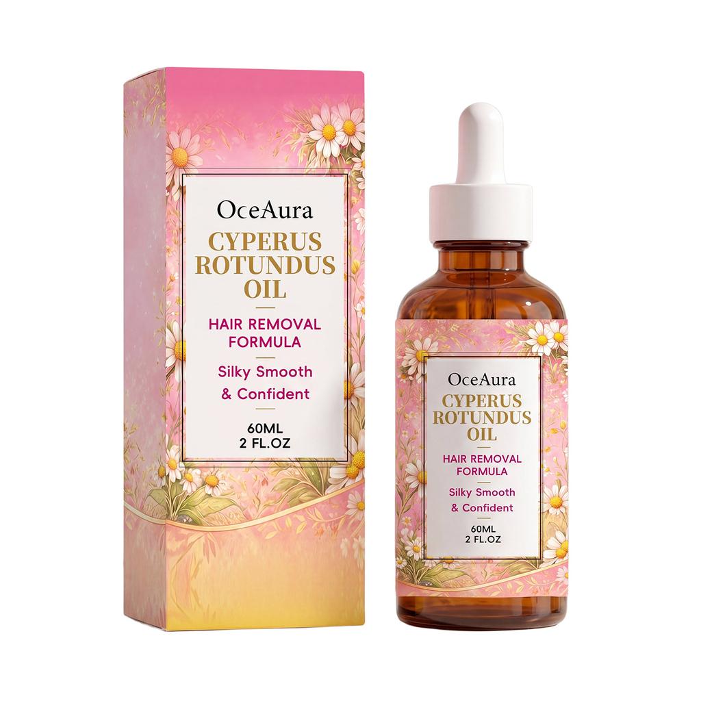 OceAura Cyperus Rotundus Hair Removal Oil – Smooth & Hydrating Skin Oil