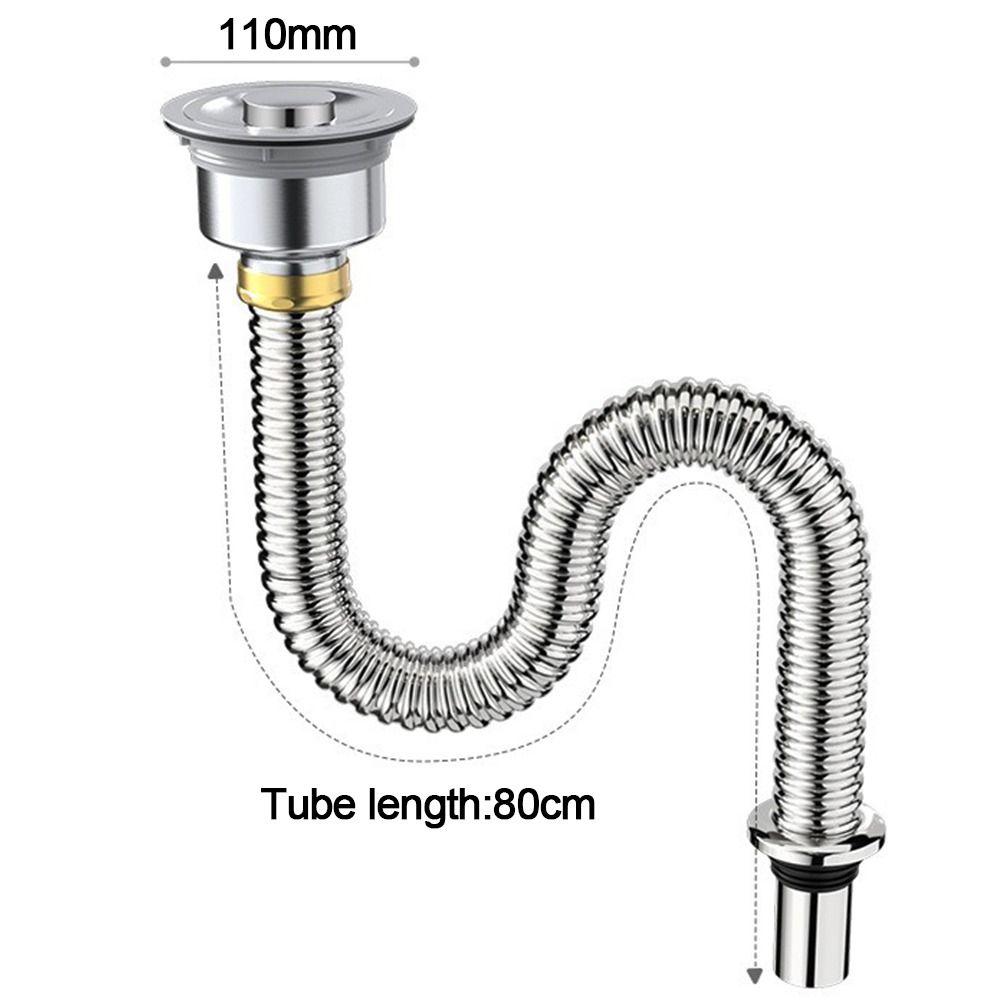 Water Hose Kitchen Sink Drain Pipe Anti-odor Drain Tubing Pipe Durable Sewer Drainer  Universal