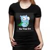 Футболка Go Gopher Golang Vim Go для женщин с круглым вырезом Уличная одежда Футболки Женские футболки Короткая летняя одежда Топы