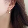 Polished Water Drop Earrings Female Earrings Niche Design Vintage Personalized Minimalist Ladies Accessories Elegant Jewelry Earrings
