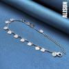 925 Silver Heart-shaped Pendant Bracelet Fashionable Wedding Jewelry
