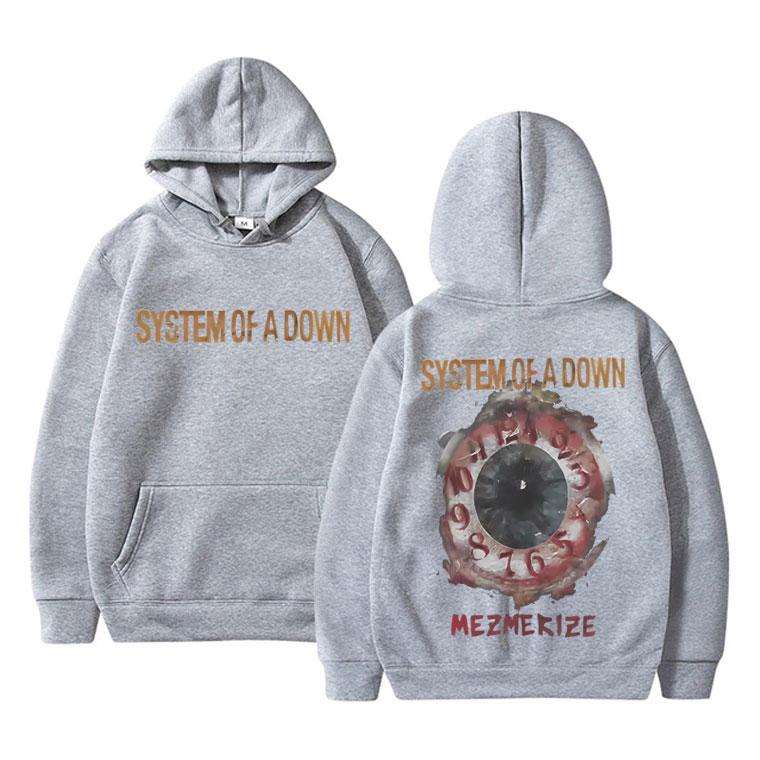 System of A Down Mezmerize Hoodie Men Women Clothing Gothic Rock Oversized Sweatshirt Men's Vintage Alternative Metal Streetwear