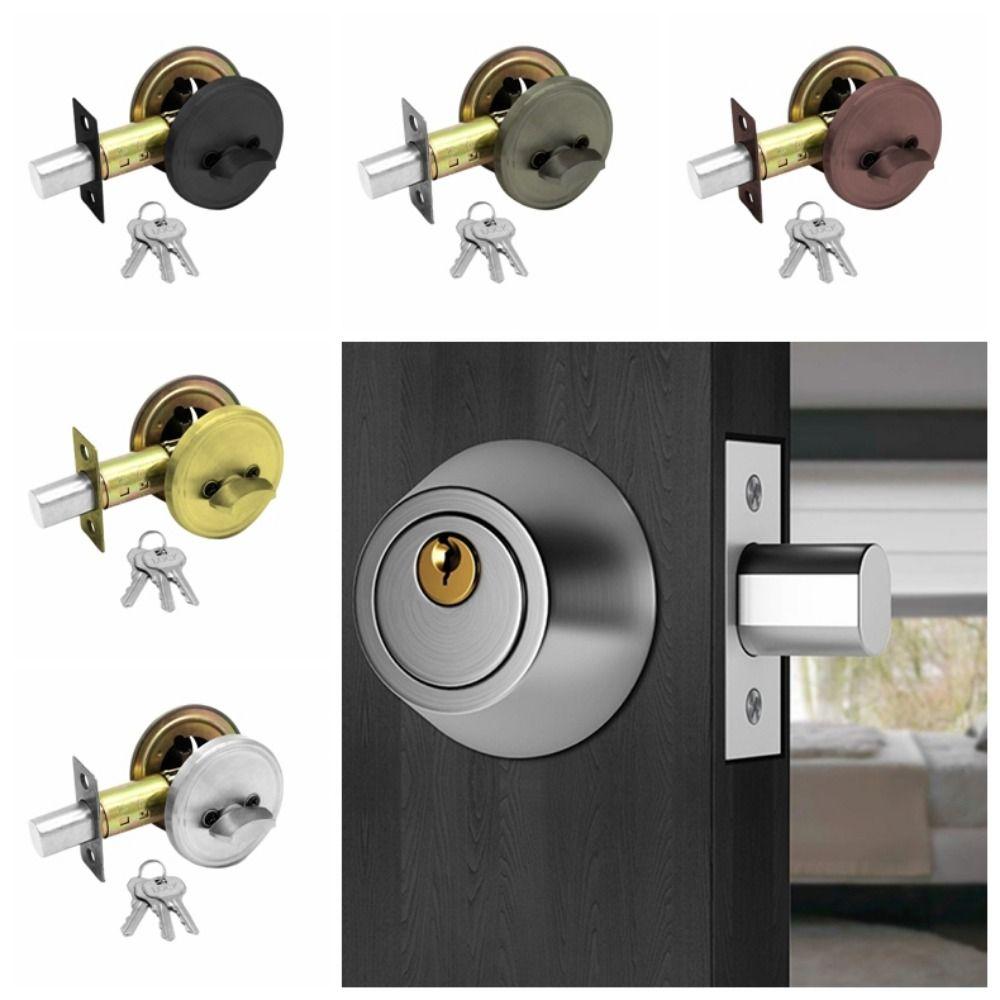 Multicolor Single Cylinder Deadbolt Invisible Room Door Locks Dead Bolt Door Lock Home Door Gate