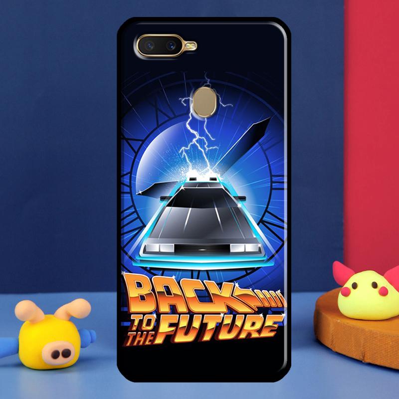 Back To The Future Time Machine For OPPO Find X5 Pro X3 Lite A5 A9 A31 A53 A15 A16 A52 A72 A83 A91 A93 A94 A54 A74 Case