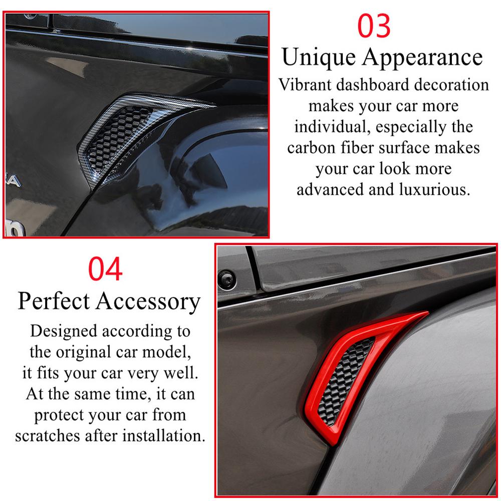 Колесо автомобиля, боковое вентиляционное отверстие, декоративная крышка для Jeep Wrangler JL Gladiator JT 2018 2022