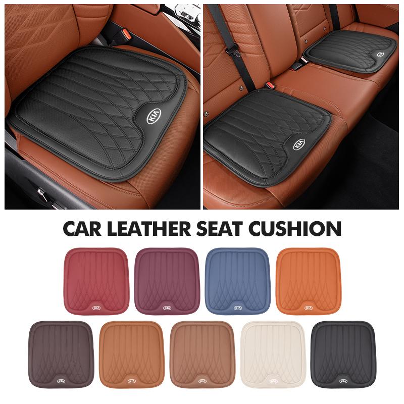 AEK4 Car Seat Driver Leather Anti-slip Breathable Cushion Pad For KIA Ceed Sportage Rio K5 K2 Optima Cerato Proceed Venga