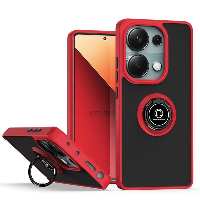 Чехол Armor Case для Xiaomi Redmi Note 13 Pro 5G Note 13 Pro+ Plus защитный чехол кольцо магнитный держатель подставка чехол Funda Capa