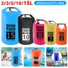 2-15L Waterproof Dry Bag Beach Swimming Bag Foldable Motorcycle Storage Pack Kayaking Rafting River Trekking Floating Water Sack