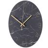 Wall Clock Nordic Decorative Marble Printing Mute Round Hanging Clock Home Decoration