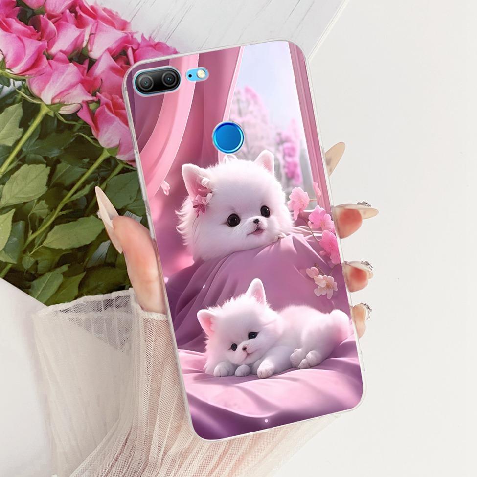 Transparent For Honor 9Lite LLD-L11 LLD-L21 Casing For Honor 9 Lite Case Cover Luxury Fashion Butterfly Funny Cute Painted