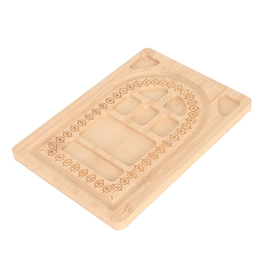 Wood Bead Board Smooth Surface Bracelet Design Template Durable Beading Tray For Bracelet Making
