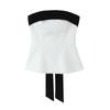 Kaslead New Arrival Women's Clothing Fashion Style Stylish Simple and Versatile Bowknot Decoration Tube Top Tops 9003420