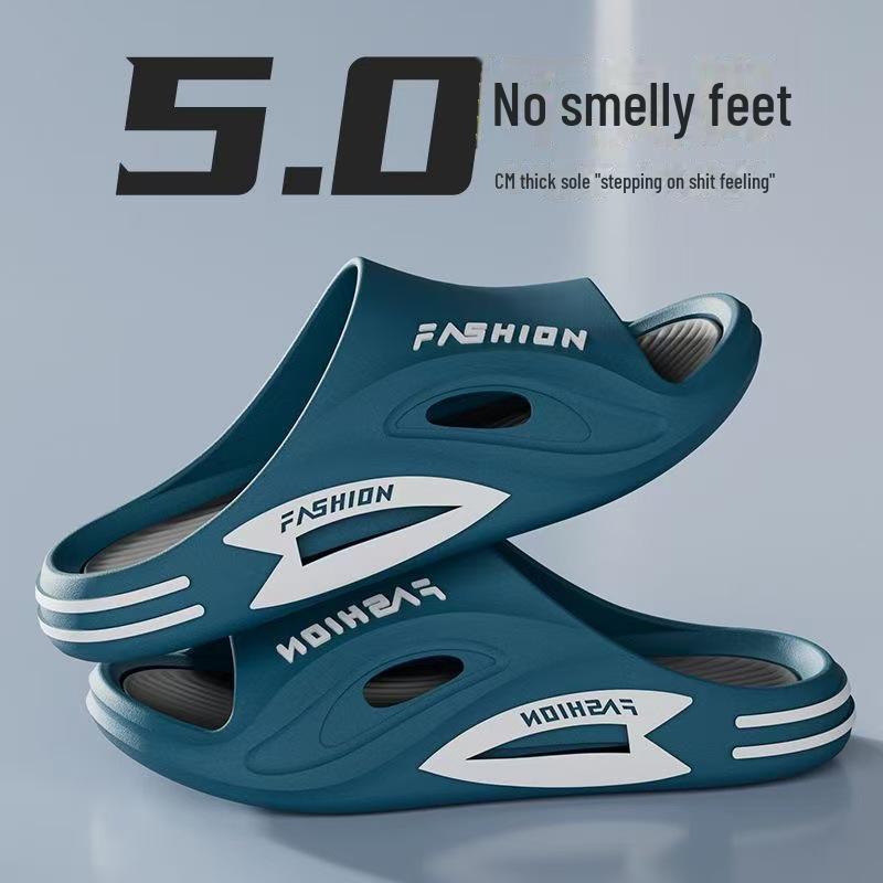 «Мужские сандалии двойного назначения на толстой подошве и пляжные тапочки 2024 года»