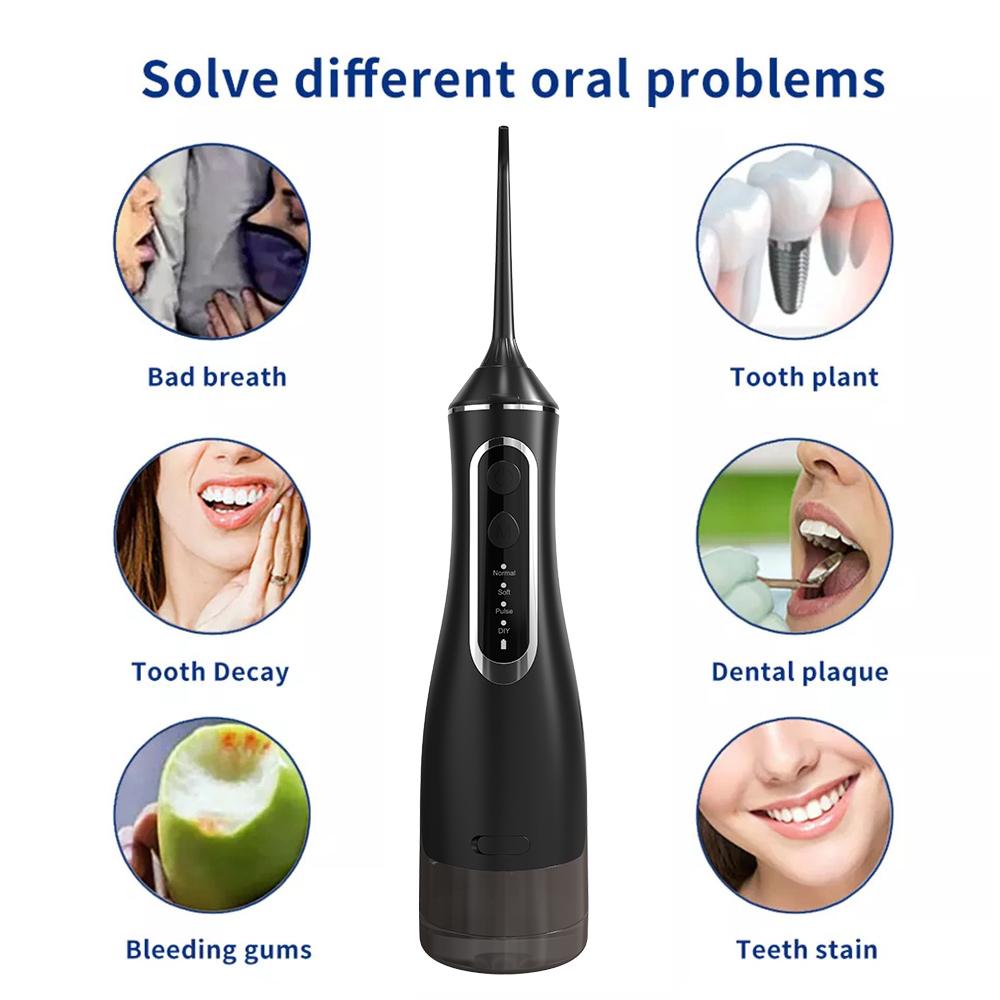 320 мл ирригатор для полости рта Waterpick 4 режима давления воды ирригатор для зубов водонепроницаемый USB зарядка инструмент для чистки зубов