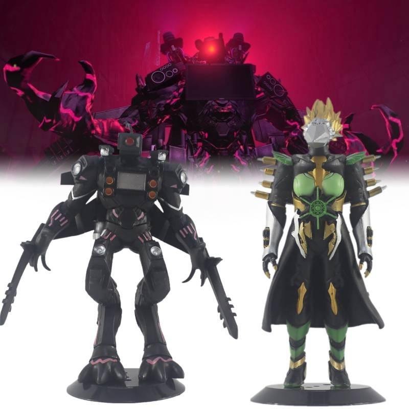 Body Three Skibidi Wars Figurine Film Model Science Fiction Statue Gifts Toy