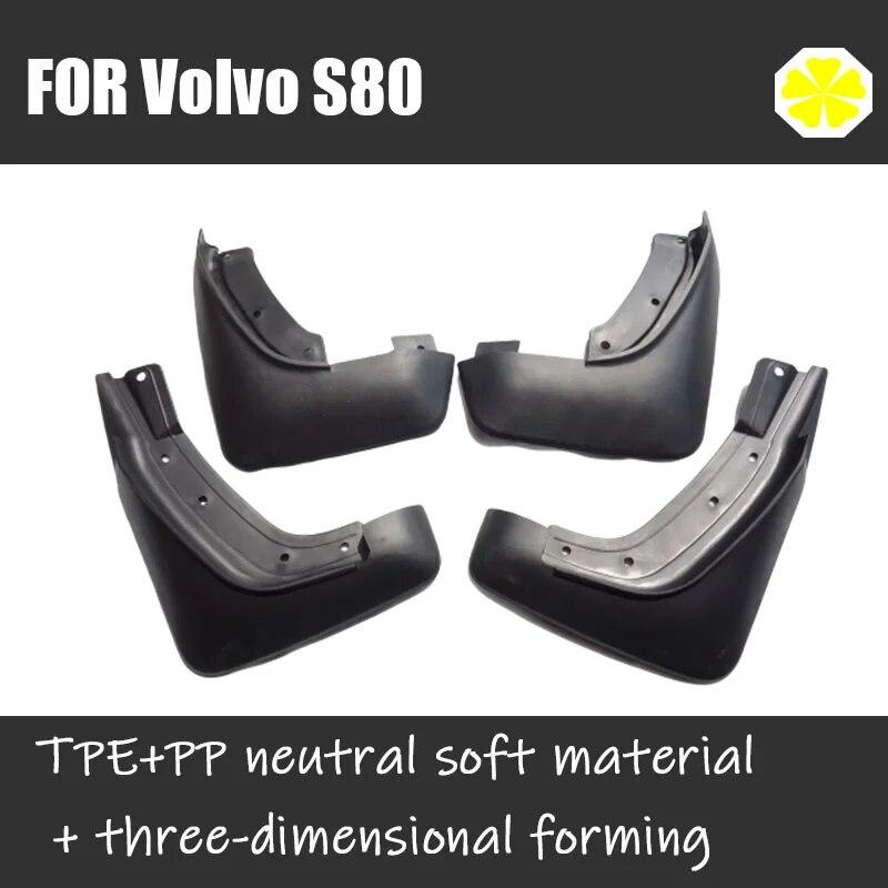 For Volvo S80 Mud Flaps Mudguards Fender S80 Mud Flap Splash Guard Fenders Mudguard Car Accessories Front Rear 4 Pcs