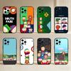 Смешной S-South-Park Милый Чехол Для Телефона Для iPhone17,16,15,14,13,12 Plus,Max Мягкий Силиконовый Черный Чехол