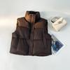 Short Women's Autumn and Winter Fashion Down Cotton Vest Vest Jacket