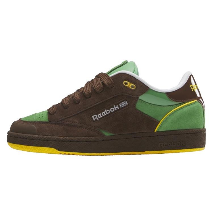 Reebok Club C Bulc 'Коричневый Зеленый' Мужские 100074178