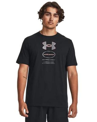 Branded Gel Stack T-shirt Polyester Black
