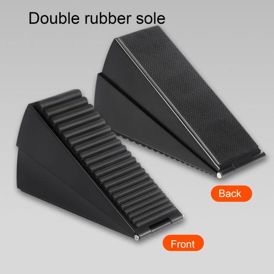 Подпружиненный большой дверной стопор Нескользящая конструкция Износостойкий противоударный прочный дверной стопорный клин