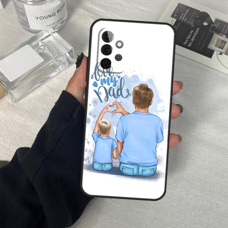 Чехол для телефона Мама Дочь Девочка Сын Папа для Samsung Galaxy A53 A33 A23 A13 A14 A24 A34 A54 A52 A32 A22 A12 A51 A71 A21S